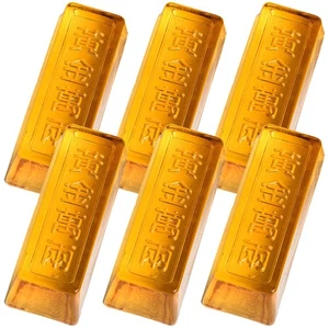 6pcs Simulation Fake Simulation Gold Simulated - Imagen 1 de 12