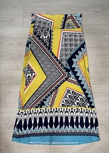 Cato mehrfarbiger geometrischer langer Rock Größe Large Polyester und Elasthan - Bild 1 von 8
