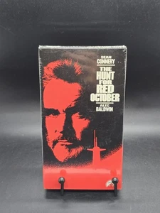 DIE JAGD AUF DEN ROTEN OKTOBER 1990 VHS / SEAN CONNERY / NEU & VERSIEGELT MIT WASSERZEICHEN  - Bild 1 von 8