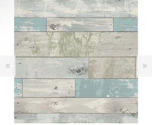 Wall Pops Peel & Stick Beachwood Wallpaper Removable Lot Of 2 Rolls NU3126 - Picture 1 of 8