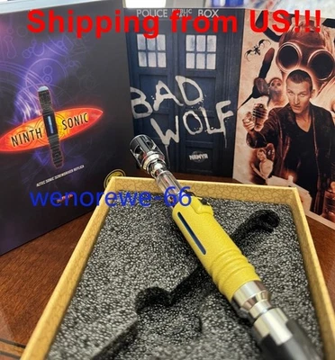 US Now!!! 9º Destornillador Sónico Doctor Who Master Escalable LED Réplica Juguete Regalo Foto 1 de 4