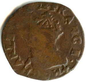 Charles X double tournois 1594 P n°7668 - Imagen 1 de 2