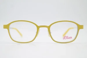 Glasses s.Oliver 93889 Yellow Oval Frames Eyeglasses New - Picture 1 of 6