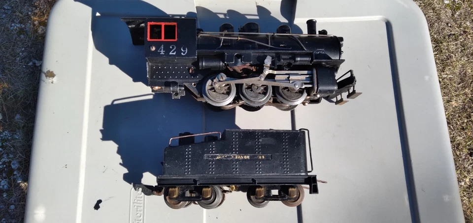 American Flyer Prewar O Gauge 429 Steam Switcher 0-6-0 Locomotive & Tender - Image 1 of 4