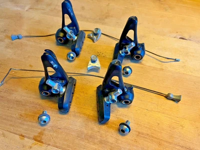 SHIMANO deore DX SLR BR-MT62 Freni Cantilever Vintage MTB Bike Black Rare - Bild 1 von 4