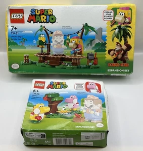 Lego 71421 Super Mario Dixie Kongs Jungle Jam Erweiterungsset & 71428 Neu Karton Gebrauchsspuren - Bild 1 von 9