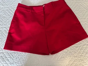michael kors women shorts Size 4 Red - Picture 1 of 14