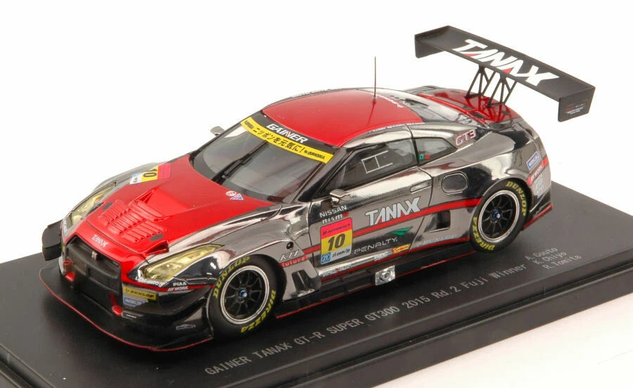 EBBRO EB45291 NISSAN GT-R N.10 WINNER FUJI SUPER GT300 2015 COUTO-CHIYO-TOMITA 1 - Immagine 1 di 1