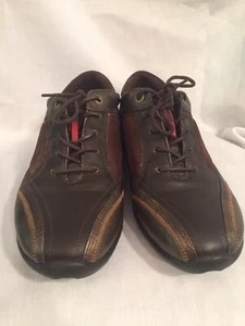 ECCO Womens Brown Suede Lace Up Hiking Sneaker Tennis Shoes -37 6-6.5 - Picture 1 of 5
