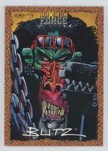 Carta promozionale Skybox 1993, Simon Bisley's, "Maximum Force Blitz", quasi nuova/M, ALB1 - Foto 1 di 2