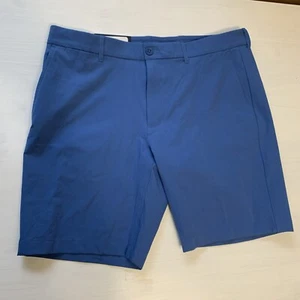 Holderness & Bourne Mens 35 or 40 Maidstone Blue Golf Shorts New Nwt palm tree - Picture 1 of 8