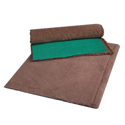 VETFLEECE Heavy Duty Greenback Whelping Fleece Bed Puppy Vet Pro Bedding Brown - Image 1 of 4