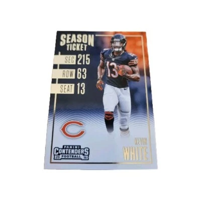 Tarjeta de fútbol americano 2016 Panini Contenders #29 Kevin White Chicago Bears NFL (E6 Foto 1 de 2