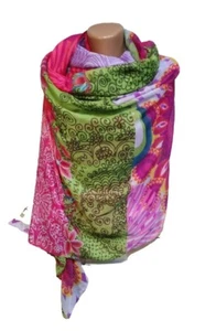 Desigual Damen Tuch blau bunt geblümt Gr. 77/42 inch geblümt - Bild 1 von 14