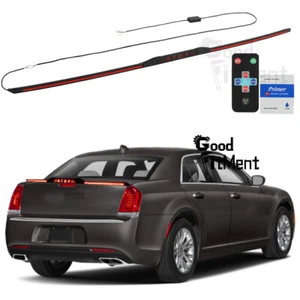 For Chrysler 300 2011-2023 Car Rear Trunk Spoiler Wing w/ LED Tail Light Strip - Picture 1 of 19