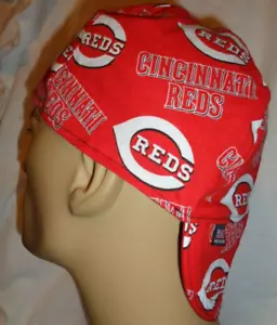 MLB Cincinnati Reds Hecho a medida Construcción, Soldador, Instalador de Tuberías, Sombrero de Motociclista - Imagen 1 de 4