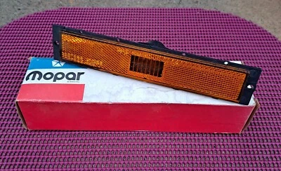 NOS MoPar 1972-77 Plymouth Dodge Chrysler 80 Mirada Cordoba Front Side Marker - Image 1 of 2