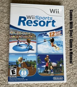 Wii Sports Resort (Nintendo Wii 2009) Video Game DISC Manual 12 Sports Ship Fast - Picture 1 of 6