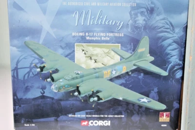CORGI 1:144 SCALE DIECAST " BOEING B-17 FLYING FORTRESS 'MEMPHIS BELLE' " #48204 - Image 1 of 3
