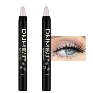 2Pcs Cream Eyeshadow Sticks Set for Eyes Waterproof, Pearl Shimmer Matte Eye Sha - Picture 1 of 7