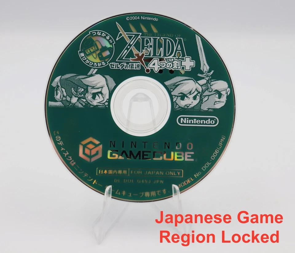 Legend of Zelda Four Swords Adventures Nintendo GameCube JP REGION LOCK - Image 1 of 1
