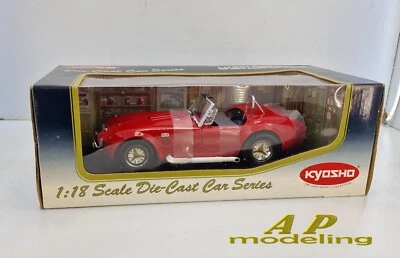 modellino auto 1/18 shelby cobra 427 s/c die cast kyosho ford obsoleto - Immagine 1 di 4