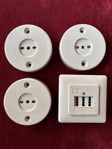 1 caja de teléfono Rutenbeck UP TAE 2x6/6 NFF + 3x cubiertas - Imagen 1 de 6
