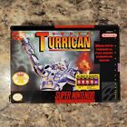Super Turrican, Super Nintendo, SNES, TESTED, CIB, Complete in Box