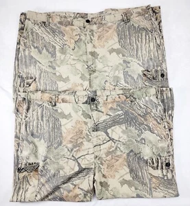 2 Pair Vtg LIBERTY Camo Cargo Hunting Pants REALTREE 3XL 48-50" Waist Adjustable - Picture 1 of 20
