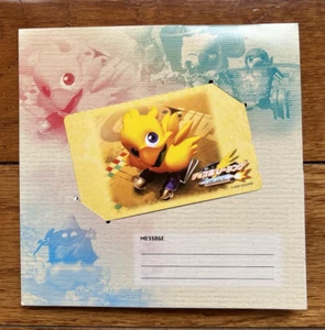 Chocobo Racing Final Fantasy PS1 Rare Japanese Phone Card and Pop Up Card SQUARE - Picture 1 of 12