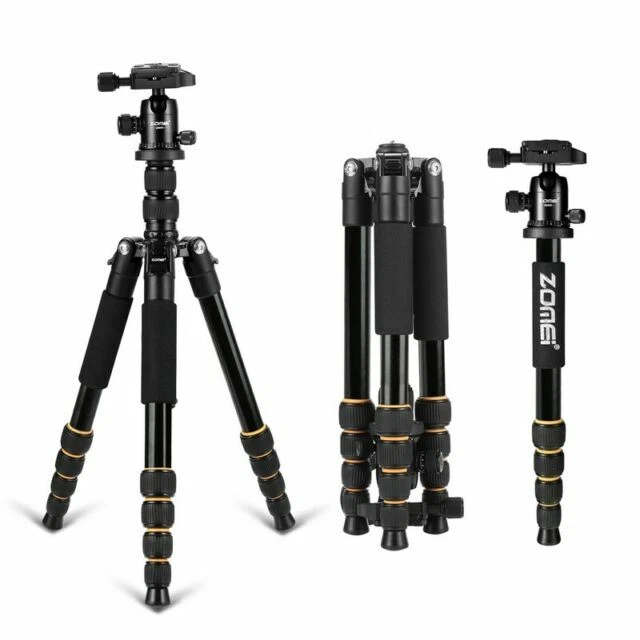 Zomei ZM10321 Portable Pro Aluminum Tripod with Ball Head - Black