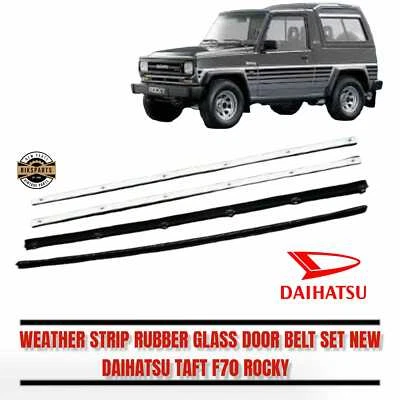 DAIHATSU F70 TAFETÁN ROCOSO TIRA CLIMÁTICA GOMA VIDRIO JUEGO DE CINTURÓN DE PUERTA NUEVO Foto 1 de 4