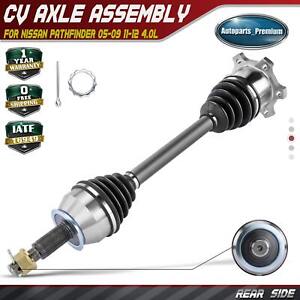 New Rear CV Axle Assembly for Nissan Pathfinder 2005 2006-2009 2011-2012 V6 4.0L