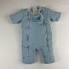 Combinaison de couchage magique pour bébé Merlin 3-6 mois combinaison de couchage emmaillot bébé bleu garçon