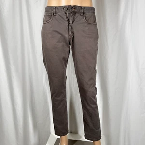 Bixby Nomad Men's 32WX30L Gray Taupe Slim Fit 5-Pocket Casual Chino Pants - Picture 1 of 8