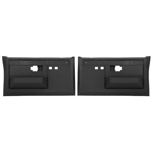 Door Panels Black Front Pair For Chevrolet C10 K5 Blazer 1981-1987 - Picture 1 of 14
