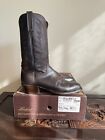 Lucchese Lonestar Calf Mens Cowboy Boots US Sz 9.5 EE M1023 MADE IN THE USA