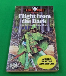 Flight From The Dark ***VGC 1st/2nd SPARROW EDITION!!*** Joe Dever Lone Wolf #4 - Imagen 1 de 11