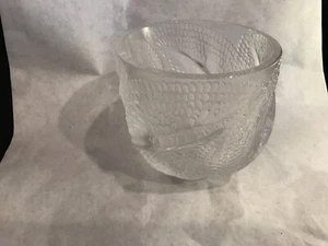 BEAUTIFUL Lalique Crystal ANDROMEDA CLEAR& FROST /Centerpiece /Ice Bucket 5 3/4" - Picture 1 of 17