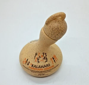Vtg Kalahari Thirstland Liqueur Gourd Shape Glass Bottle South Africa Empty - Picture 1 of 7