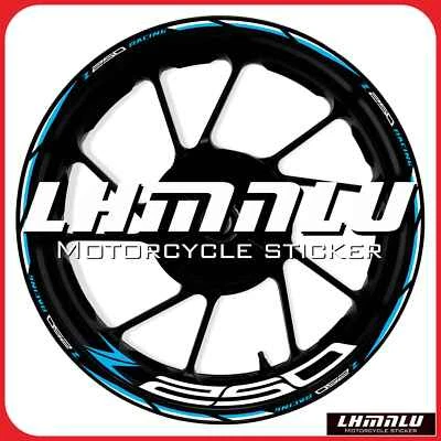 For KAWASAKI Z250 Z 250 NINJA RIM Stickers Waterproof Reflective Decal #0506 Foto 1 de 4