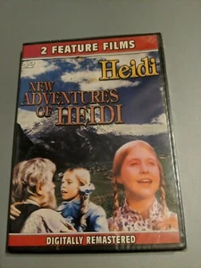 HEIDI / NEW ADVENTURES OF HEIDI 2 FEATURE FILMS DVD NEW  - Picture 1 of 2