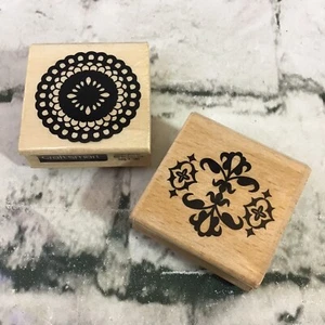 Rubber Stamps Lot Of 2 Mandala Pattern Makers Craft Smart Studio G Crafting  - Picture 1 of 3