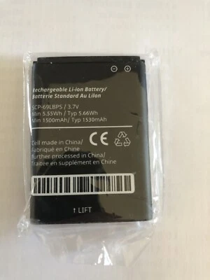 New Rechargeable Battery SCP-69LBPS 3.7V - Imagem 1 de 2