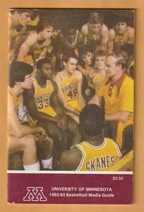1982-83 Minnesota Gophers Basketball Media Guide Randy Breuer Jim Petersen B6 - Picture 1 of 2