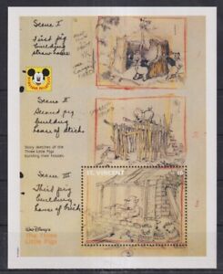 D622. St Vincent - MNH - Cartoons - Disney's - The Three Little Pigs - 1