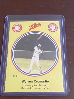 Warren Cromartie Zellers Baseball Pro Tips 18C - Image 1 of 2