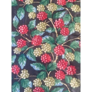 Ramm English Chintz " Blackberry" fabric vwatch made in England 18” x 54” - Picture 1 of 4