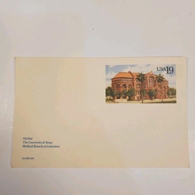1991 US Stamps University of Texas Old Red Postal Card  - Image 1 of 2