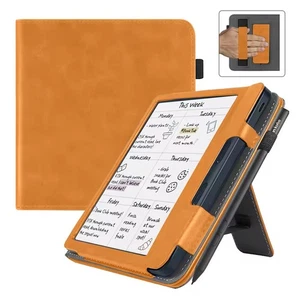 Pour 7" Kobo Libra Couleur Smart Case avec Bracelet Cuir Housse Magnétique Support - Photo 1/12